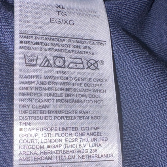 Gap Modern Cropped T-Shirt. Size XL NWT - Picture 7 of 8